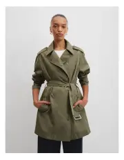 [Country Road] Casual Trench in Kelp