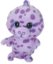 4 Inch Grape Scented Harbor Seal Plush Clip On Keychain by Wild Republic