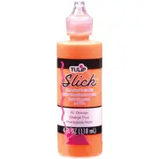 Tulip Dimensional Fabric Paint 4oz Slick - Fluorescent Orange