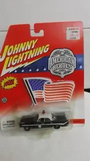 Johnny Lightning American Heroes 1959 DeSoto-Police Bonus Window Cling