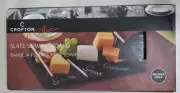 CROFTON Chef's Collection Slate Serving Board With Chalk New In Box