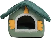 Dog House Indoor, Plush Soft Warm Cat Bed Cave Pet Bed House for Small Dogs, Cat, Hamsters, Rabbits, Raccoons, Puppy, Portable Removable Washable Covered Cat Bed, Cats House