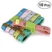 10pcs Dual Sided Tape Measure Ruler Metric Diet Sewing Tailor Cloth