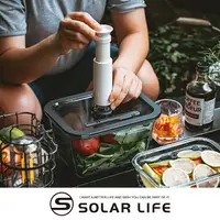 在飛比找樂天市場購物網優惠-Solar Life 索樂生活 手泵手動抽真空器/適用保鮮盒