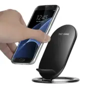 For Galaxy S20/S21/S23/FE 15W Fast Wireless Charger Stand Detachable 2-Coils