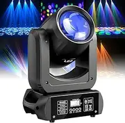 Moving Head DJ Lights, 150W Disco Lights dmx512 Spot Beam Stage Lighting with 18 Prism Effect Party Light & 8 Rotating Gobos for DJ Concert Party Weddings Bar