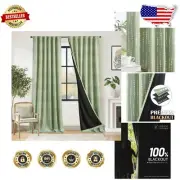 Versatile 108" Blackout Curtains with Moon Phases - Perfect for Nurseries & More
