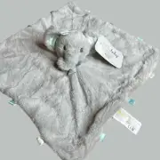 NEW Lovey Nunu Elephant Gray Soft Cuddly Baby Snuggle Toy Rattle | KellyBaby