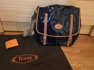 9.8成新 Tod’s G-BAG 亮面漆皮肩背/斜背包