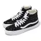 Vans 休閒鞋 Sk8-Hi Reissue 38 男鞋 黑 白 高筒 麂皮 板鞋 VN000CR0BA2