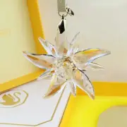 SCS SWAROVSKI 2023 EDELWEISS ORNAMENT #5651063 NEW IN BOX AUTHENTIC BRAND