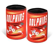 NRL Retro Stubby Can Cooler - Dolphins - Drink - Rubber Base