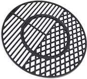 [X Home] 8835 Cast Iron Grill Grate Replacement Gourmet BBQ System for Weber 22 Inch Kettle, Performer & Charcoal Grills, 21.5 Inch
