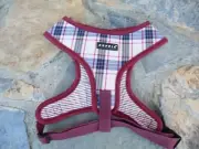 New Adorable Plaid Puppia Soft Dog Harness PLAID LARGE