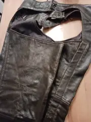 All State Leather Chaps Retro 2xl Black
