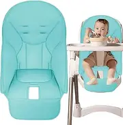 Baby Dining Chair Cover - 83 X 40 CM High Chair Cushion, Soft PU Leather Baby Seat Covers for Peg Perego, Kosmic Jan, Baoneo, Siesta Zero3