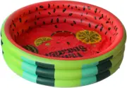 Inflatable Paddling Pool, 3-Ring Baby Pool, round Inflatable Baby Toddler Swimmi