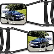 Trailer Tow Mirror 1 Pair Adjustable Extension Mirrors for Car Trailer Caravan Motorhome Adjustable Tow Mirror Clip On