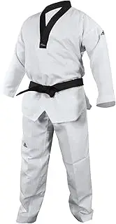 [adidas] Adi Start II Black V-Neck Black Belt Taekwondo Dobok Uniform - 210