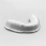 Custom-Fit Mouth Guard For Sports - Impact-Resistant, BPA-Free, Includes Storage Case and Impression Kit - White Color
