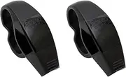 Fox 40 Official Caul Fingergrip Whistle Hockey Soccer Coach Referee Dog (2-Pack)