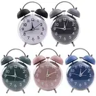 Twin Bell Alarm Clock with Silent Operation and Convenient Night Light Feature