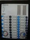 Ikea Window Panels Curtains Drapes 57 x 98" ( 145 x 250 cm ) Eyelets White Blue