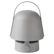 VAPPEBY bluetooth speaker lamp, outdoor/grey