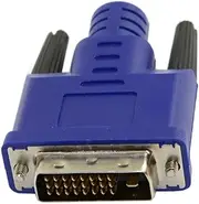 cablecc Virtual Display Adapter DVI DDC EDID Dummy Plug Headless Ghost Display Emulator 2560x1600p@60Hz, Blue