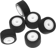 ibasenice Plastic Pinch Roller for Tape Recorder 6pcs Replacement for Radio Cassette Machine Audio Player