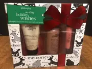 Philosophy Holiday Wishes SUGAR SPRINKLES SWEET CREAMY FROSTING GINGERBREAD Set