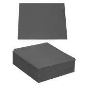 12x12x0.12" Chipboard Sheets 20Pcs 120PT Thick Book Board Binders Board, Black