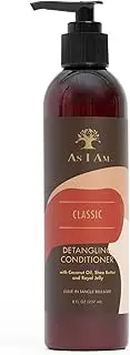As I Am Detangling Conditioner Leave-in Tangle Releaser, 8 Ounce