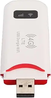 4G LTE USB Modem, Portable Router with SIM Card Slot, High Speed 150Mbps Downstream Travel Hotspot Mini Router, Up to 10 Users Devices USB Power Supply for Africa Middle Eastern