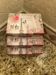 3 Paris themed nesting boxes with