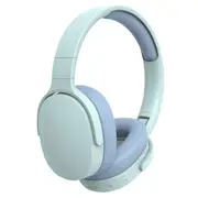 Gaming Headset Wireless Headset P2961 Foldable Wireless Bluetooth Stereo Over Ear Headphone -Blue