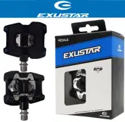 Exustar E-PM831 SPD Bike Pedals 1 Side Clipless 1 Side Platform w/ Traction Pins