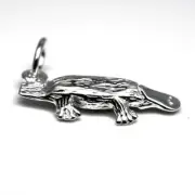 Australian Platypus Large Charm or Pendant STERLING SILVER