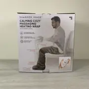 Sharper Image Calming Cozy Massaging Heat Wrap, Sherpa Lining, Heated Foot Rest