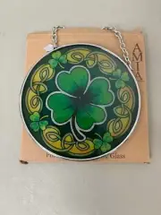 AMIA CELTIC 4 LEAF CLOVER SUN CATCHER
