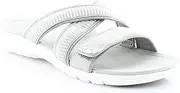 [RYKA] Womens SAGE Slip On Casual Slide Sandals Gray 8 Medium (B,M)
