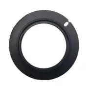 Black Aluminum M42 Screw Lens to for A for Mount Metal Adapter