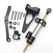 CNC Steering Damper Stabilizer Mounting Set Fit For x-09 FZ-09 2013 2014-2020