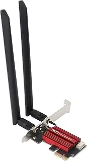 Generic WiFi 6E PCIe Card, 4200Mbps 2.4GHz 5GHz 6GHz Triple Band PCIe WiFi Adapter, WPA3 Encryption, Low Latency Wireless Adapter for Desktop Computer, Gaming, Streaming