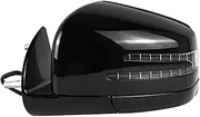Full Door Wing Mirror For Benz W164 X164 ML GL Cl 2005 2006 2007 2008 2009 2010 2011 1668100164 1668100264 Car Power Rear View Mirror Side Door Mirror Assembly Complete Wing Mirror(G- Only Right)