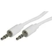 Comsol 3.5mm Male-Male Audio Cable 5m White