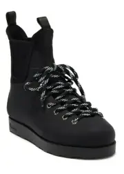 $90 Women's Jeffrey Campbell Barometic Lace-up Boots Black Size US 8M