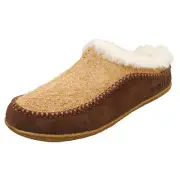 SOREL Lanner Ridge Mens Slippers Shoes in Elk Tabacco