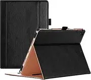 ProCase iPad Air (3rd Gen) 10.5" Case 2019, Vintage Stand Folio Case Cover for Apple iPad Air (3rd Gen) 10.5" 2019 and iPad Pro 10.5 2017, Multiple Viewing Angles, with Apple Pencil Holder-Black