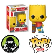 The Simpsons - Bart with Skateboard Pop! Vinyl Figure "New"